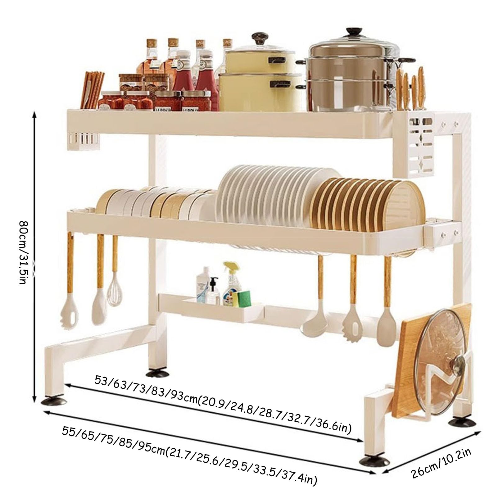 Amazon｜シンク上食器乾燥ラック 調理器具ホルダー、キッチン
