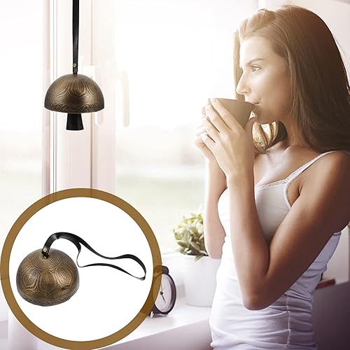 Miniatura 2 de BESPORTBLE Caballo de vaca ovejas pastoreo campanas de cobre grandes campanas de latón ganado granja animal fuerte bronce campana mascota antirrobo