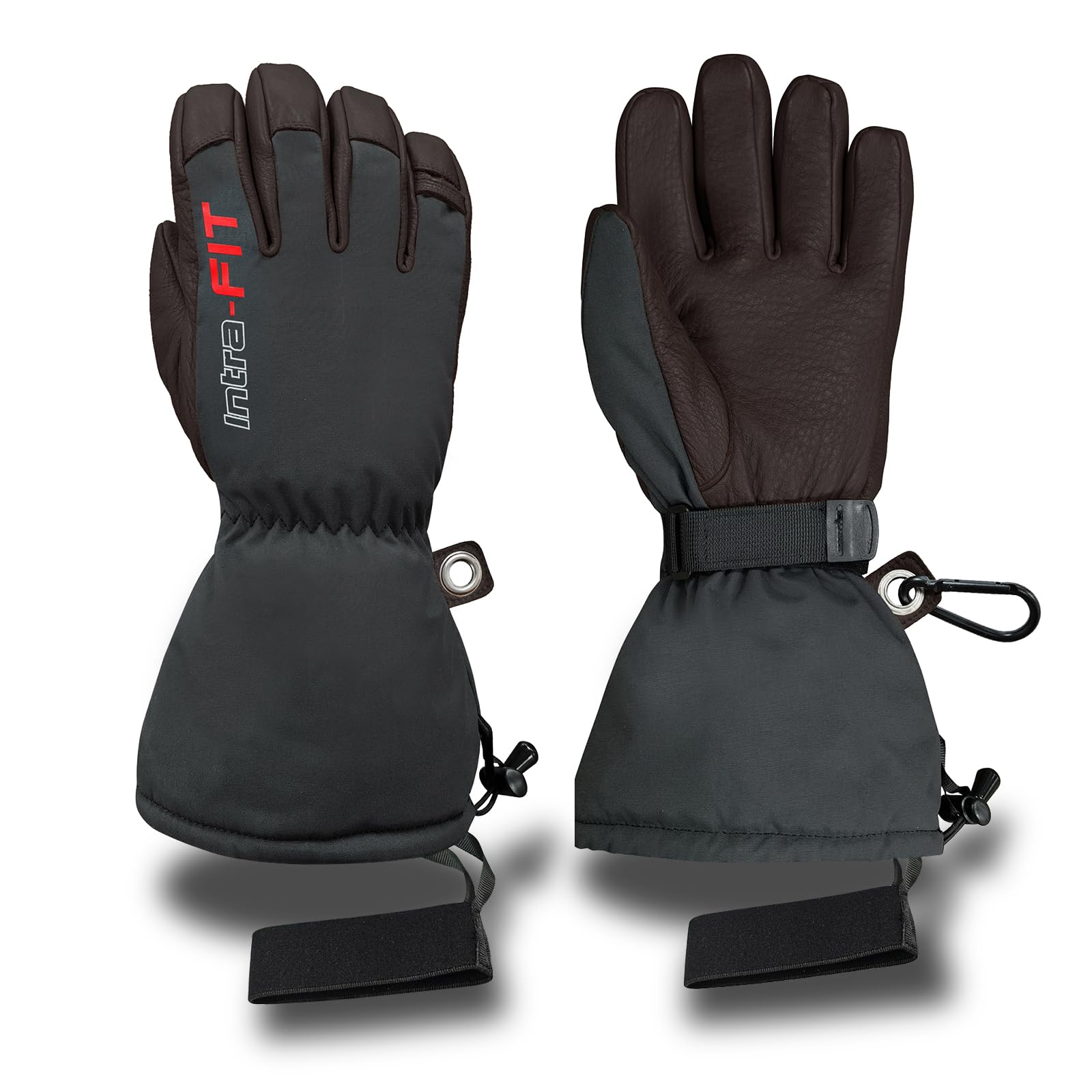 Guantes de esquí de invierno, impermeables, cálidos, resistentes al viento, guantes para hombre y mujer, para esquí, snowboard, escalada en hielo, pala de nieve, camping, deportes de
