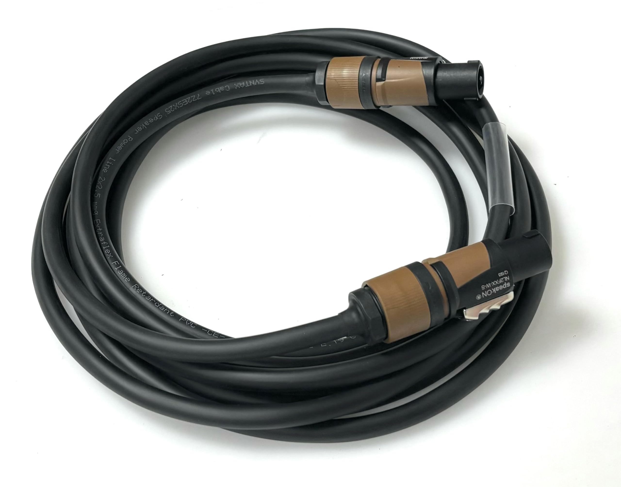 DG Systems - Cavo Speakon 2P con Neutrik NL2FXX e cavo Syntax 7Z2SX25, Tour Grade - Made in Italy (15 mt)