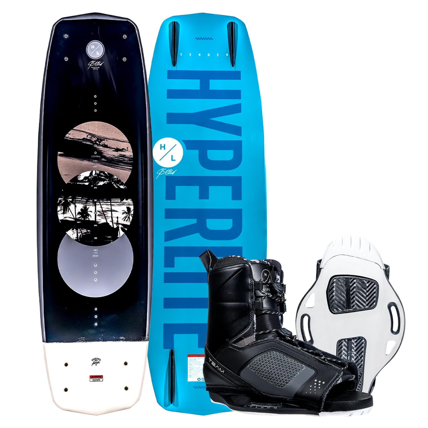 Hyperlite Sender Wakeboard Package w/ Team OT Bindings
