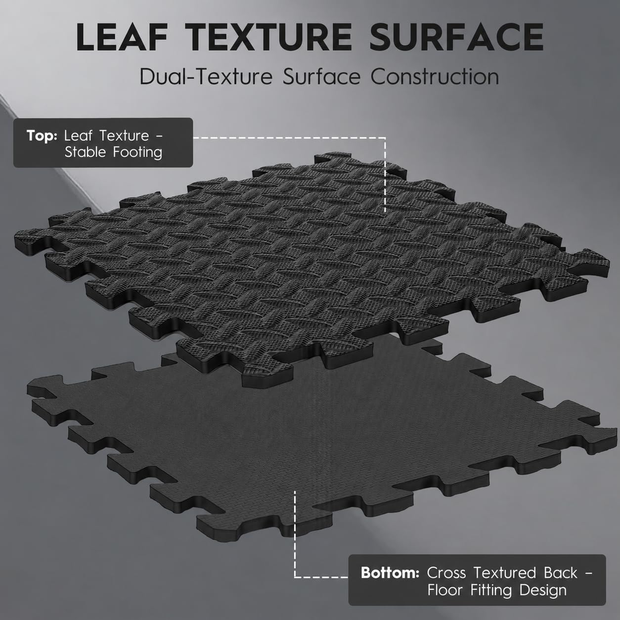EVA Foam Floor Tiles - Gym & Home Workout Mats -3