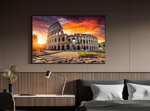 Miniatura 3 de Rompecabezas de 1000 piezas, rompecabezas de WISHDIAM para adultos, fuente de Trevi y Ciudad del Coliseo, rompecabezas imposible, difícil, difícil,