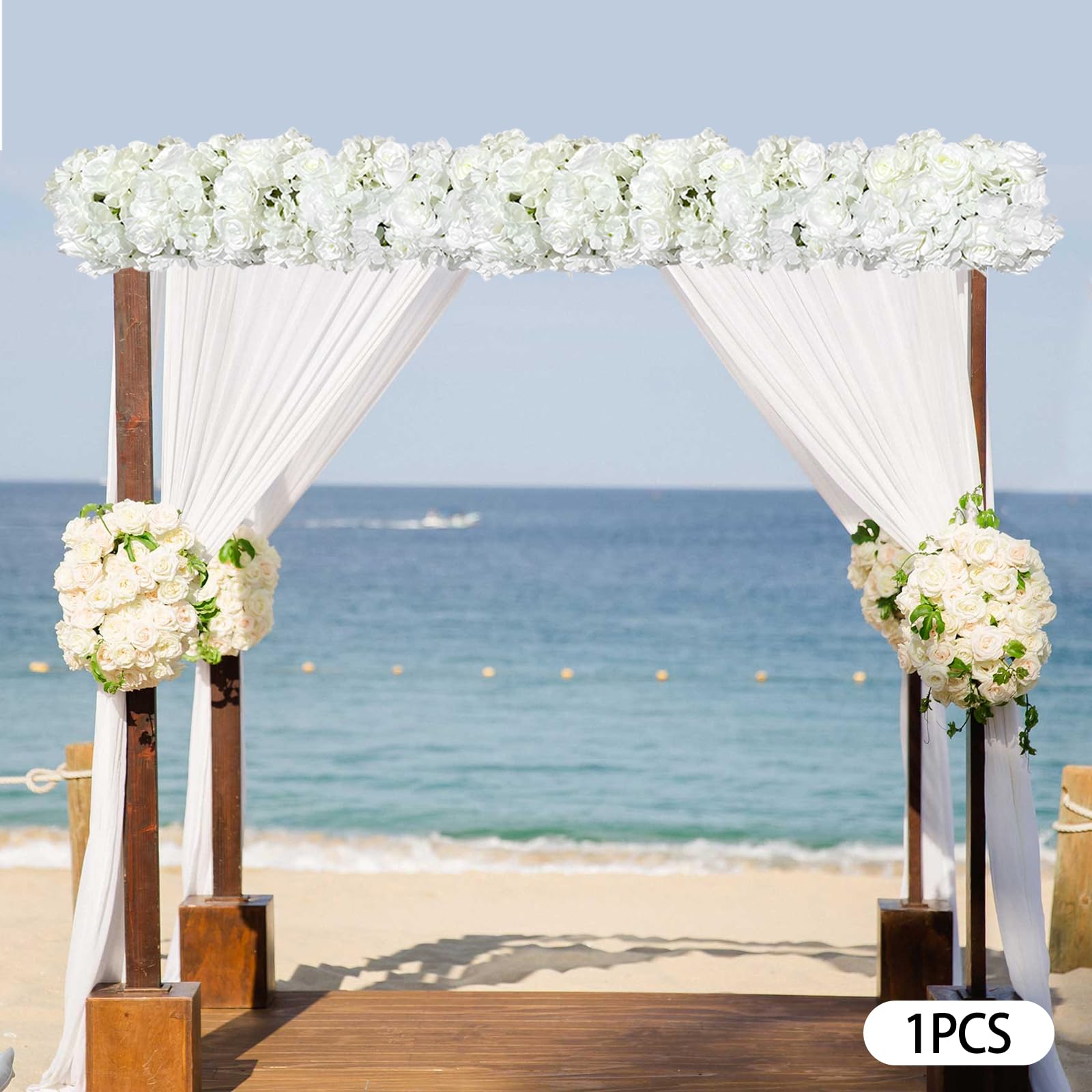 Kunstblume Rosengirlande Seidenblumen Hängepflanze Blumenranken für Hochzeit Tischdeko Party Wand Garten Dekor