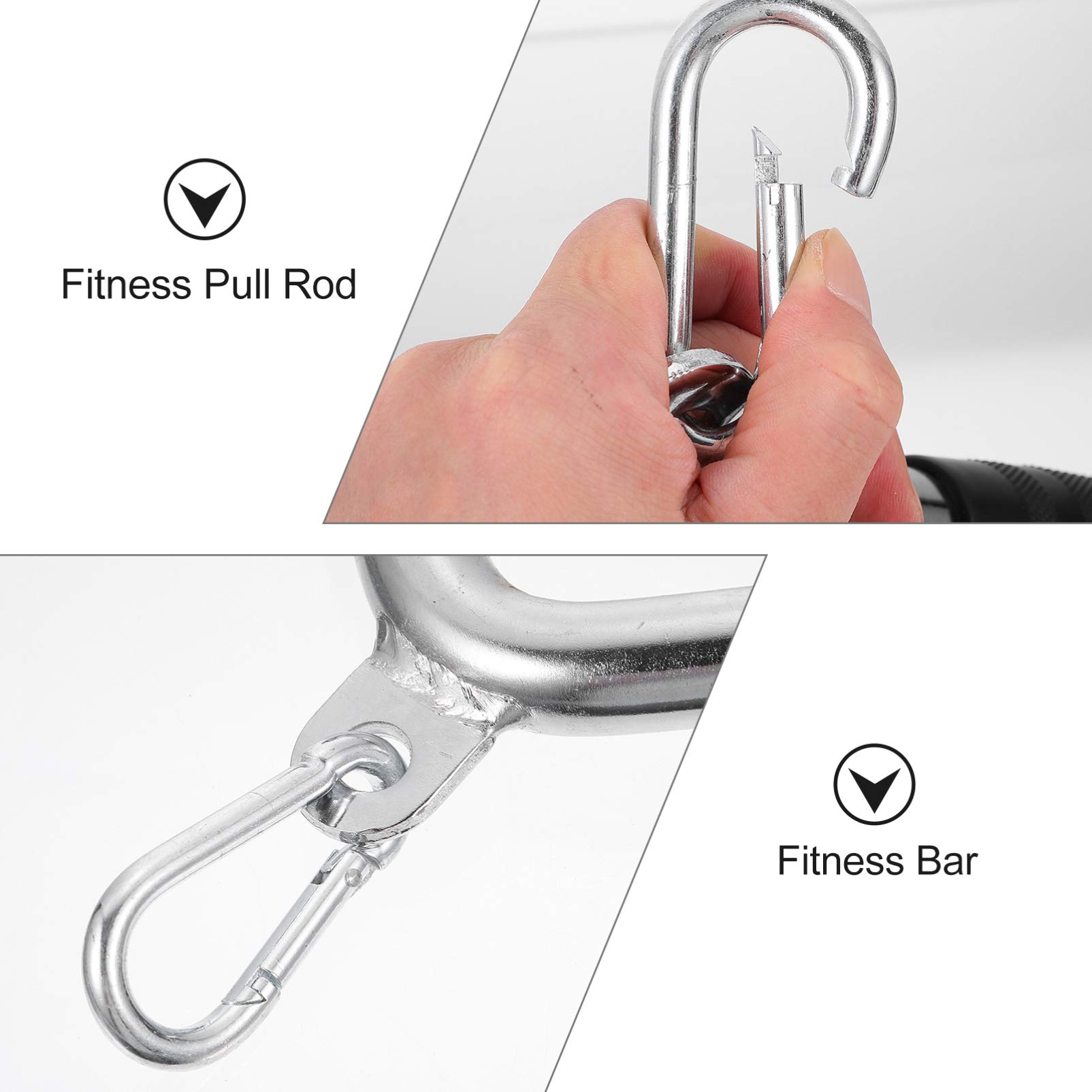 SUPVOX Fitness Lever in Acciaio e Pu per Esercizi di Muscolazione