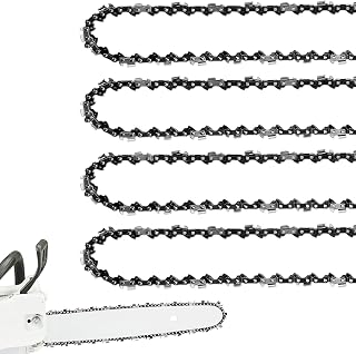 FUNKYWOO 4-Pack 20" Chainsaw Chains .325" Pitch .050" Gauge 80DL - Fits Husqvarna 450/455 Rancher, Craftsman, Jonsered & More