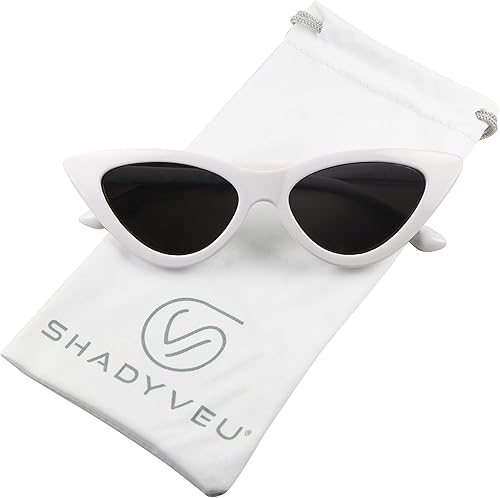 Miniatura 2 de ShadyVEU Gafas de sol estilo ojo de gato retro vintage estilo clásico de los años 90 con montura alta para niños