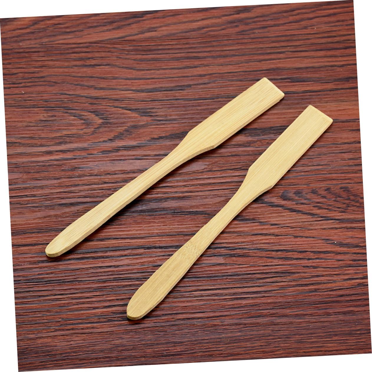 2pcs Wooden Stirring Stick with Extended Handle for Coffee Mixing