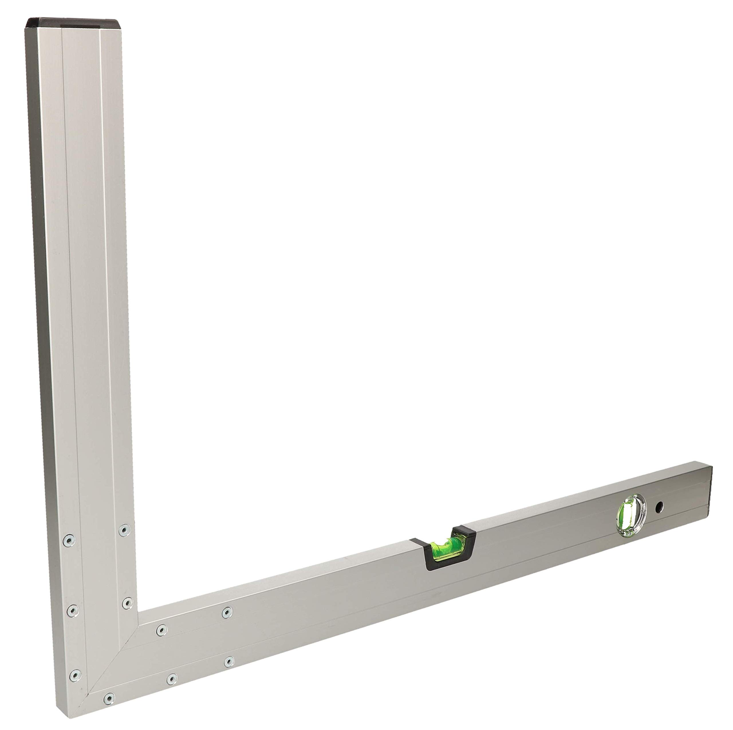 KOTARBAU® Angle de construction 60 x 40 cm avec niveau à bulle pour compenser les travaux de construction