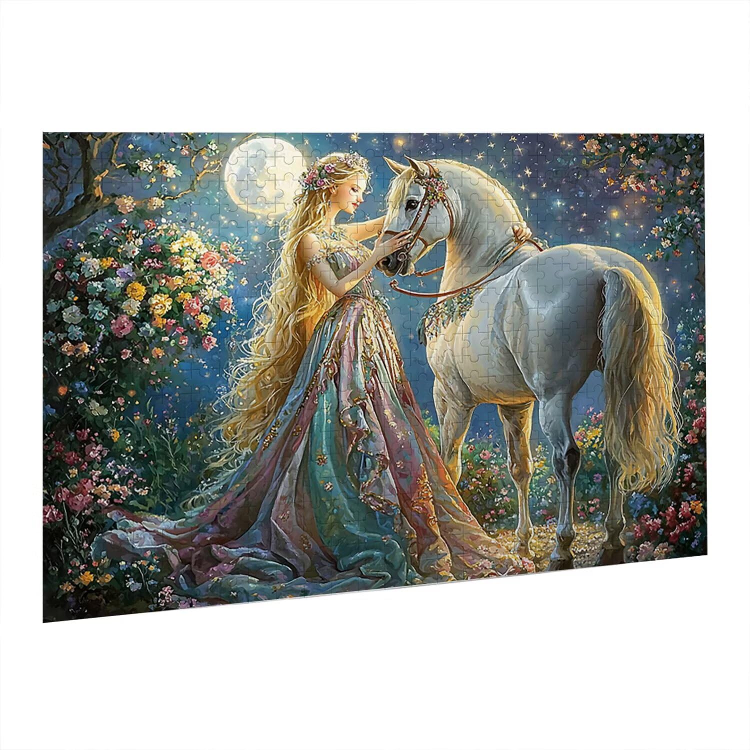 Jigsaw Puzzle, 4000 Pezzi Puzzle Classici, DonnaPuzzle Rilassamento Intelligence, Mpossibile Difficile Puzzle Impegnativo per Adulti Puzzle Gioco Familiare, Regalo per Amore Amico Cavallo fr0-634