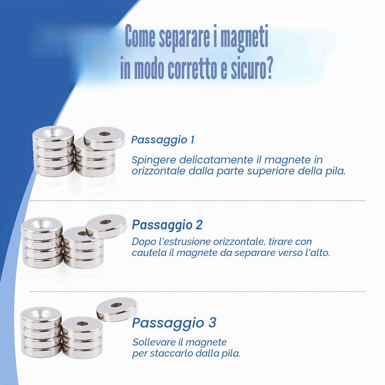 40 Magneti al Neodimio Magneti Neodimio M4 Calamite Potenti Magnete Circolare Piccole Forati Vite Rondelle Base
