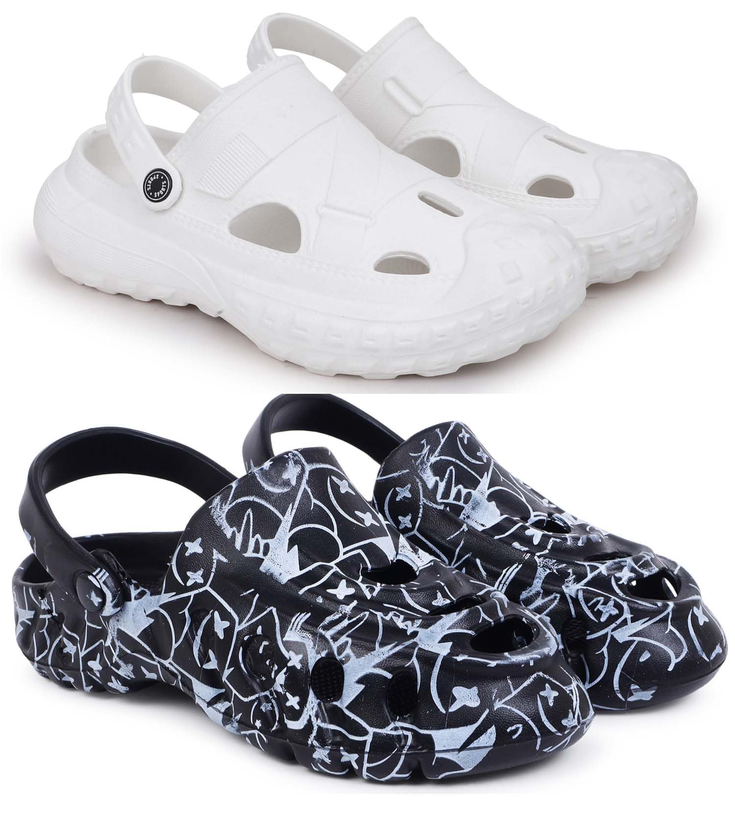 Combo Pack of 2 Slipper/Flip Flops/Slides/Clogs/Sandals for Men (Cl-1200 Vs Cl-AllSmarty)-image-16