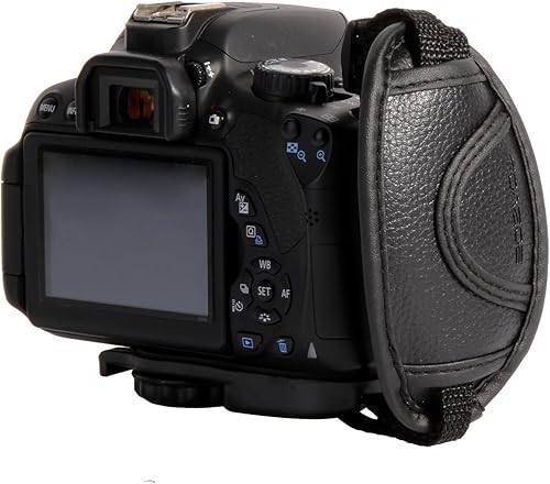 Miniatura 2 de TOAZOE Correa de cuero compatible con Canon, Fujifilm, Nikon, Sony y más cámaras DSLR, sin espejo, Negro -