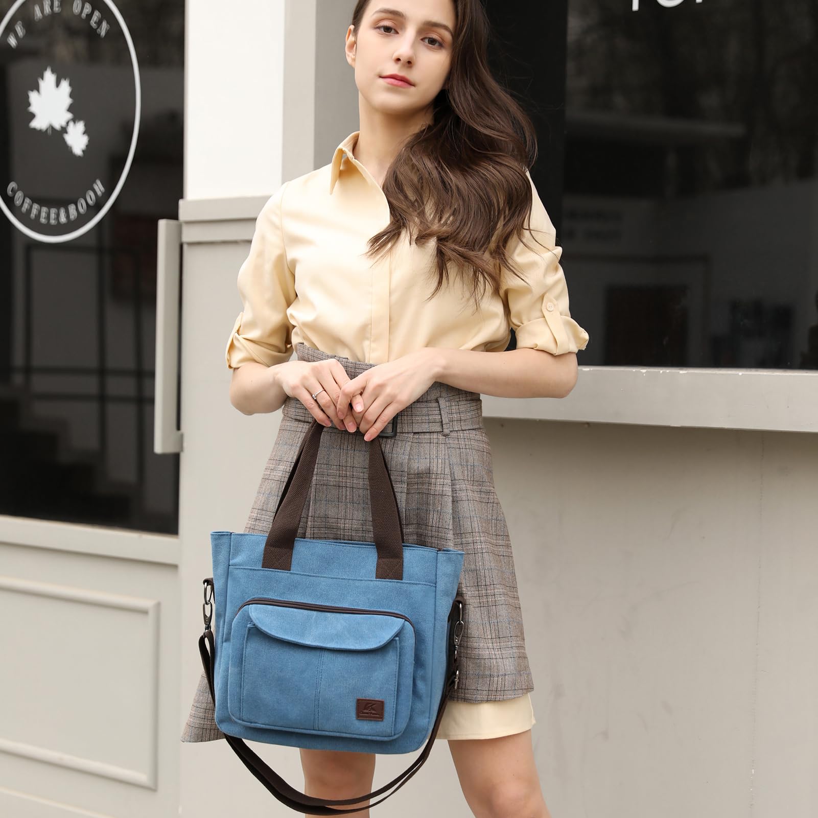 ZHIERNA - Dusfbb-1610, Borsa a tracolla vintage Donna