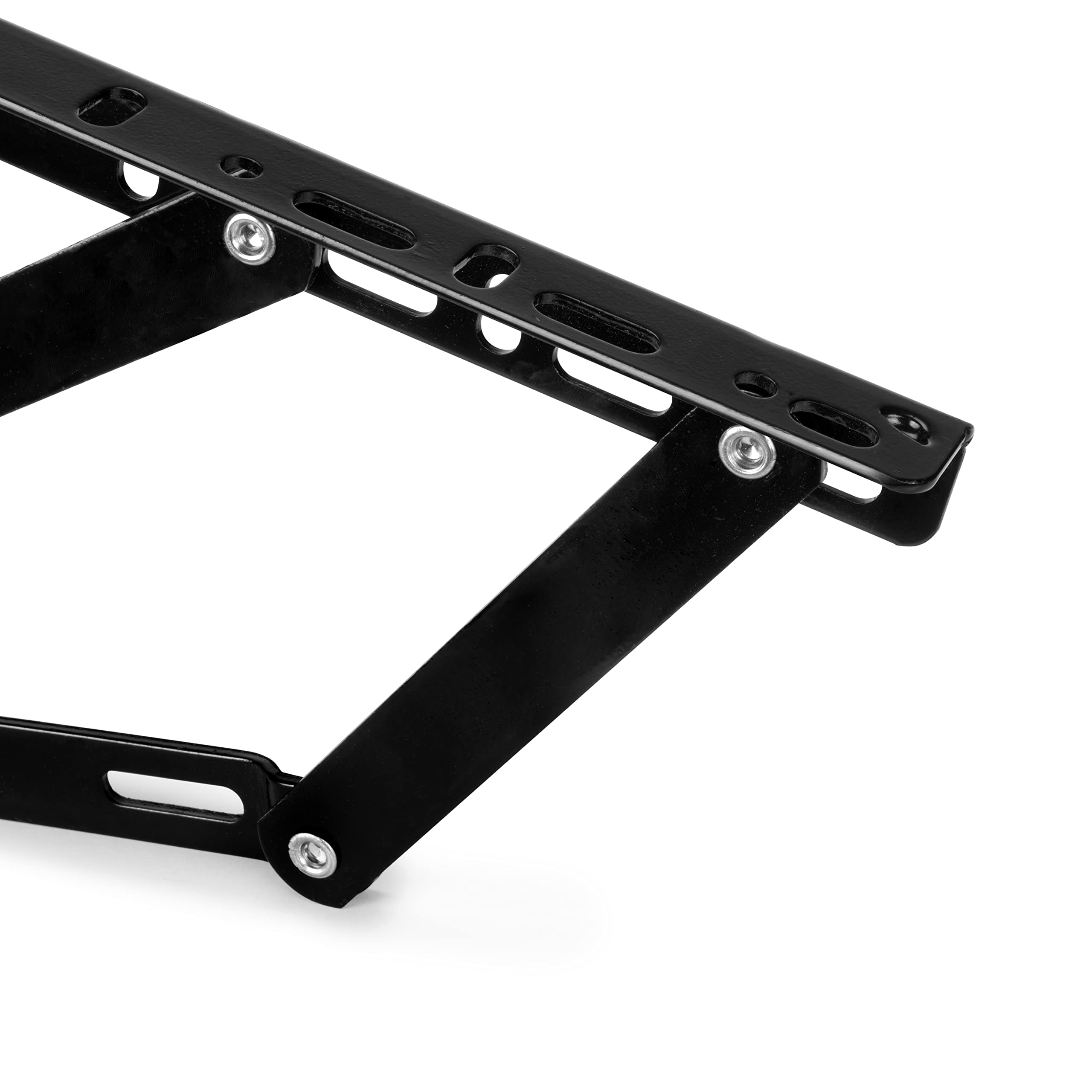 EMUCA - Juego de mecanismos elevables para Cama canapé, Sistema Lateral 90 cm, Pintado Negro, Acero