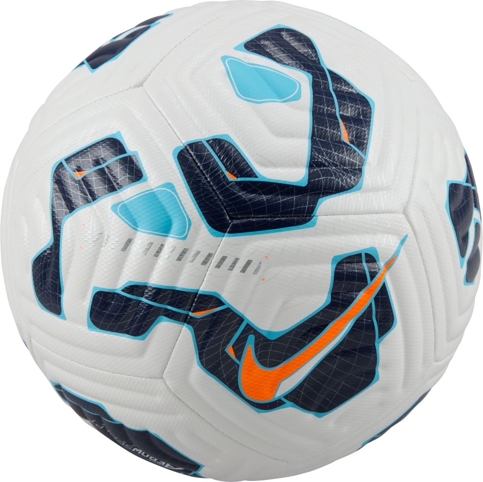 Nike Piłka nożna Academy Plus - Fa24, White/Blackened Blue/Hyper Crimson, FZ2632-100, 5