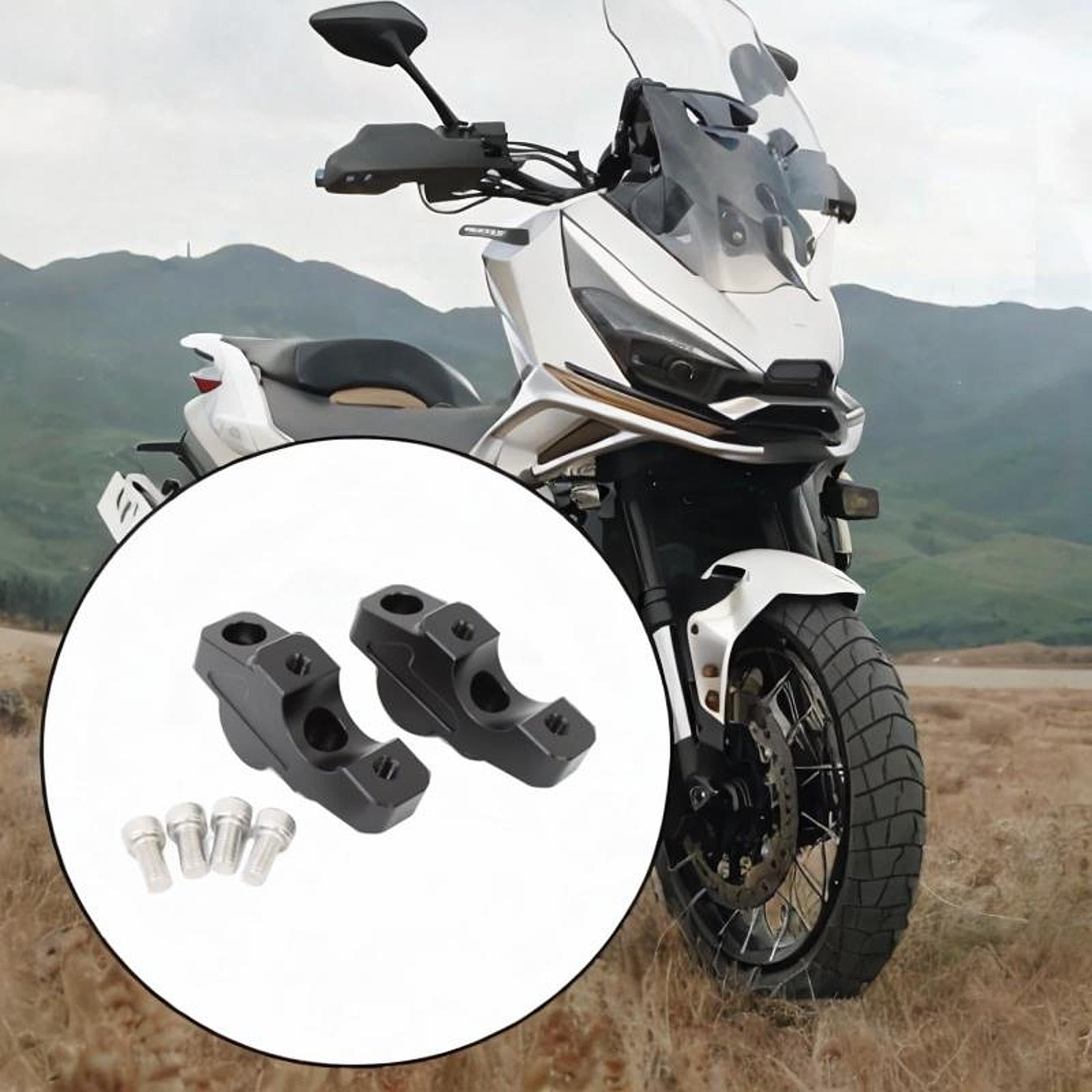 Riser zacisk Adapter Wsporniki kierownicy Zacisk Wspornika Kierownicy Motocykla Zmodyfikowany Pod Kątem Części Zamiennych Do Motocykli