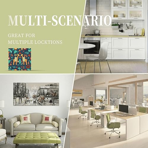 Miniatura 8 de Cubierta de interruptor de luz de doble palanca de jirafa de dibujos animados bohemios, plantas tropicales florales, placa frontal eléctrica para