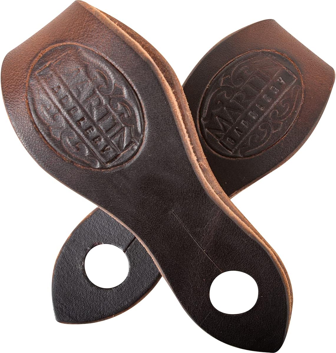 Martin Saddlery Chocolate Harness Leather Medium Slobber Straps Chocolate Medium
