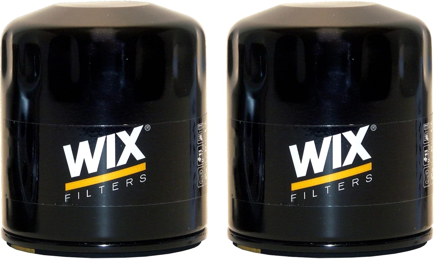 Wix Pair Set Of 2 Engine Motor Oil Filters For Chevrolet Chrysler Cub Cadet Dodge Ford Harley Davidson Jaguar Jeep Land Rover Lexus Lincoln Mazda Mercury MG Peterbilt Saab Saturn Suzuki Toyota VW Yugo