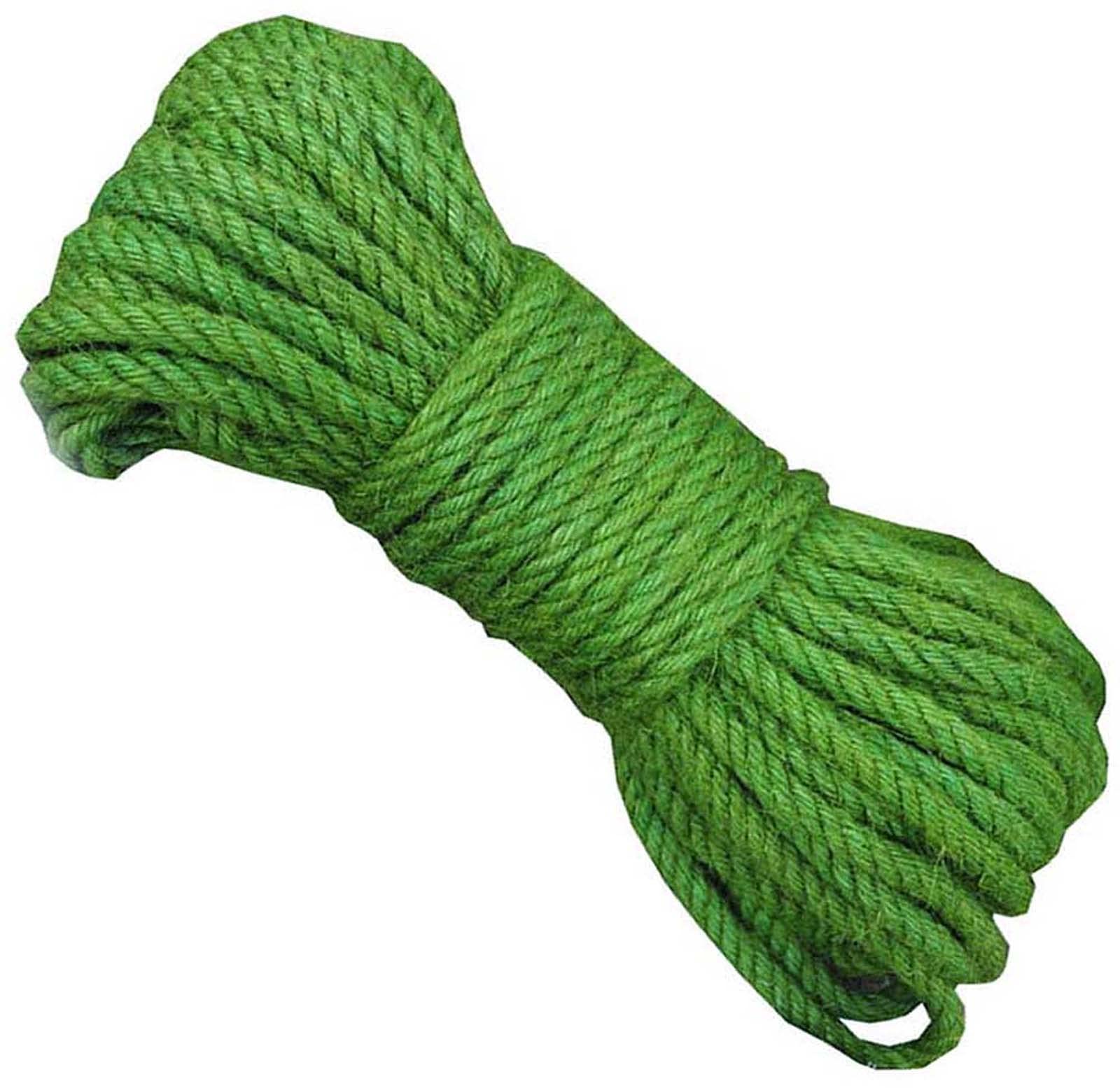 ZEALMAX Natural Hemp/Jute Rope – 8mm X 20m For DIY, Crafts, & Decor (Blue)