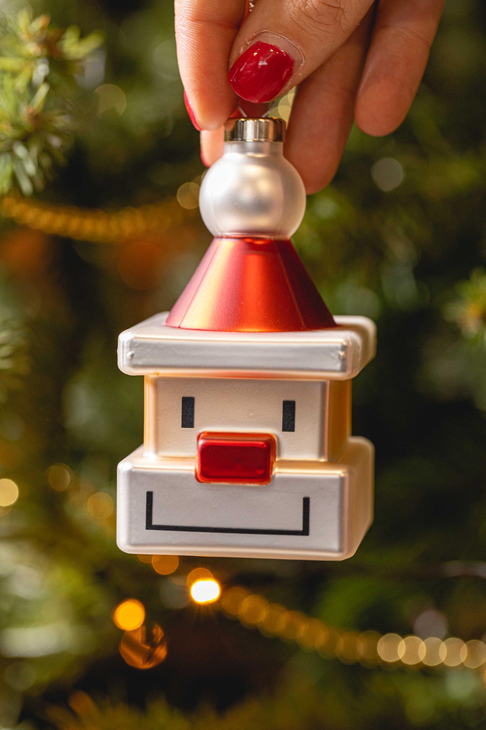 Alessi Santa Cube, Decorazione Natale, szkło, wielokolorowe, One Size