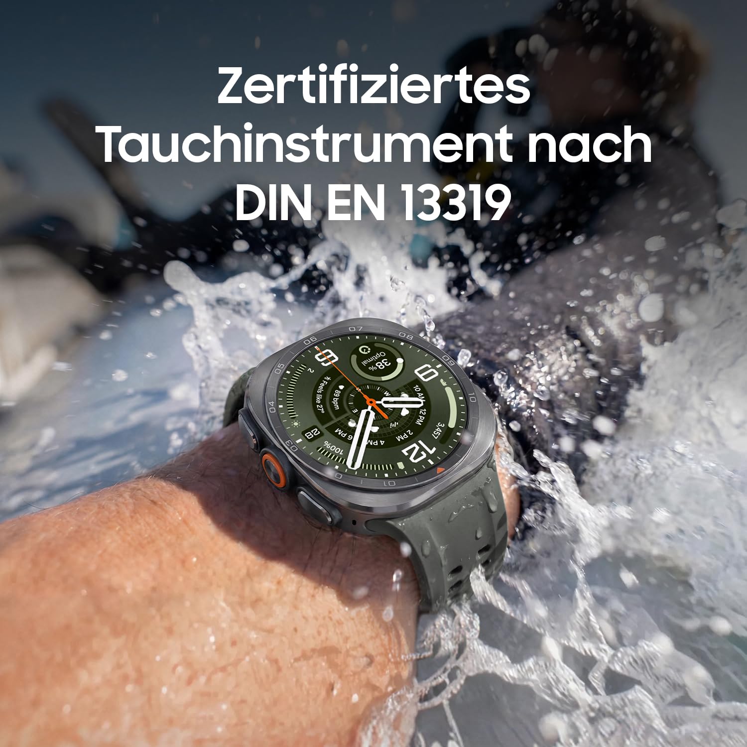 Samsung Galaxy Watch Ultra2 Smartwatch, 47 mm, LTE, Titanium Gray | Fitnessuhr für Trail Running, Tauchen, Radfahren, 800mAh Akku, Schnellladen, 3 Jahre Herstellergarantie [Exklusiv auf Amazon]