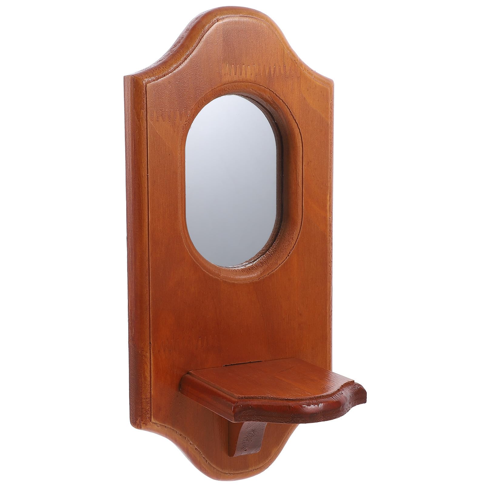 Wandkerzenhalter und Glas mit Vintage Design Braun zur Wandmontage für Wohnzimmer und Arbeitszimmer Dekorative Wanddekoration und Duftkerzenhalter