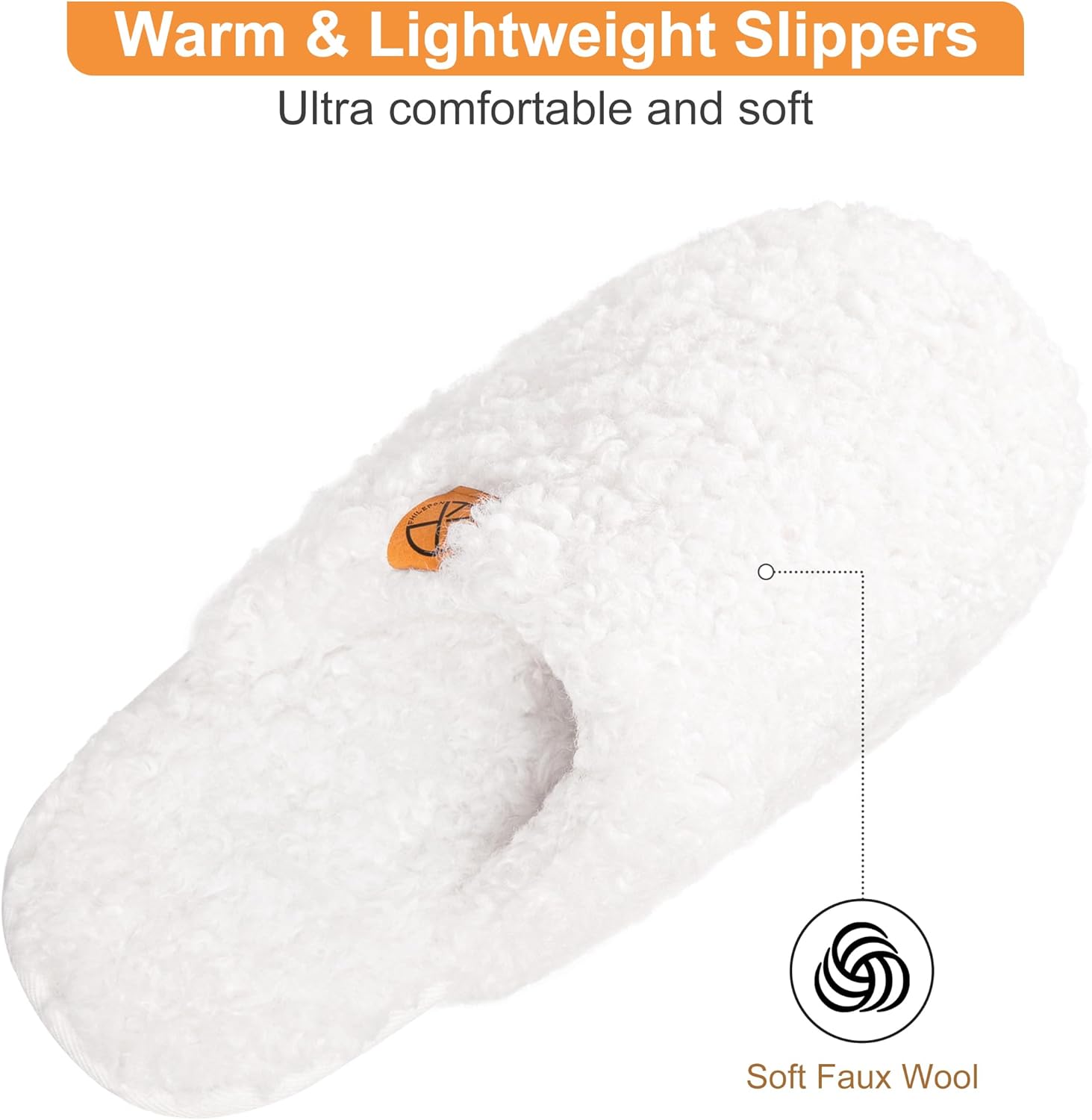 House Slippers for Women Comfy Faux Fur Memory Foam Bedroom Shoes Slip On Slides for Indoor Outdoor Use - Image 3