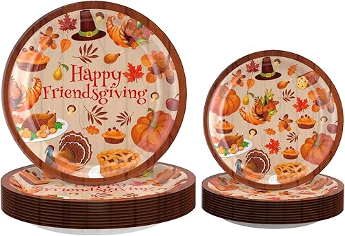 Miniatura 10 de Decoraciones de fiesta de Acción de Gracias, platos y tazas de Acción de Gracias, suministros de decoración de fiesta de Acción de Gracias,