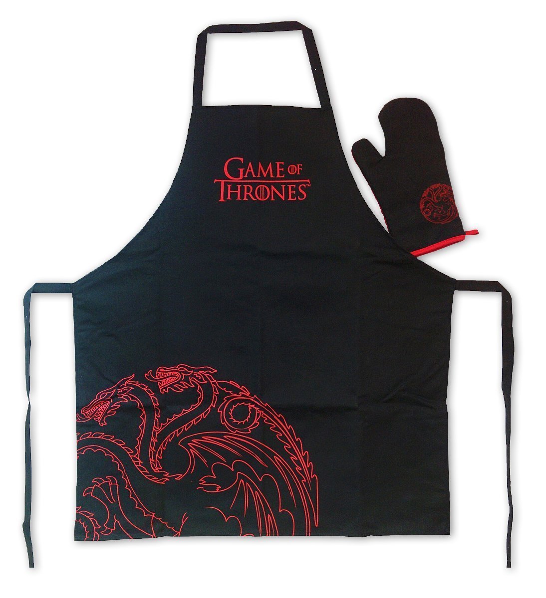 Sd Toys Black Sdtsdt89708 – Games Of Thrones Apron And Oven Mitt,