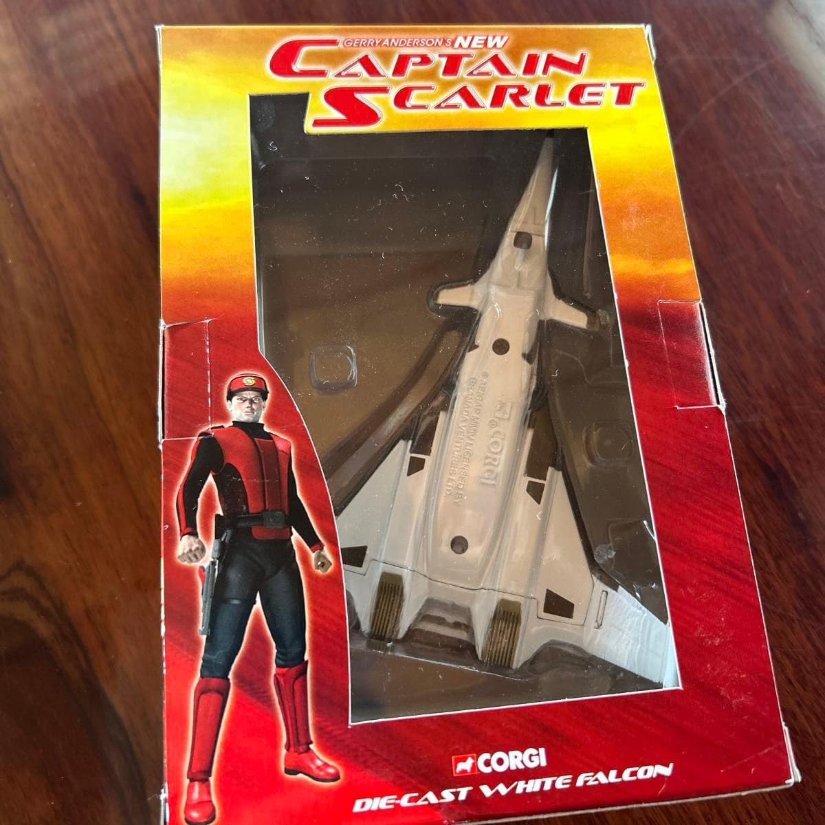 Corgi Die-Cast White Falcon キャプテンスカーレットVintage Corgi