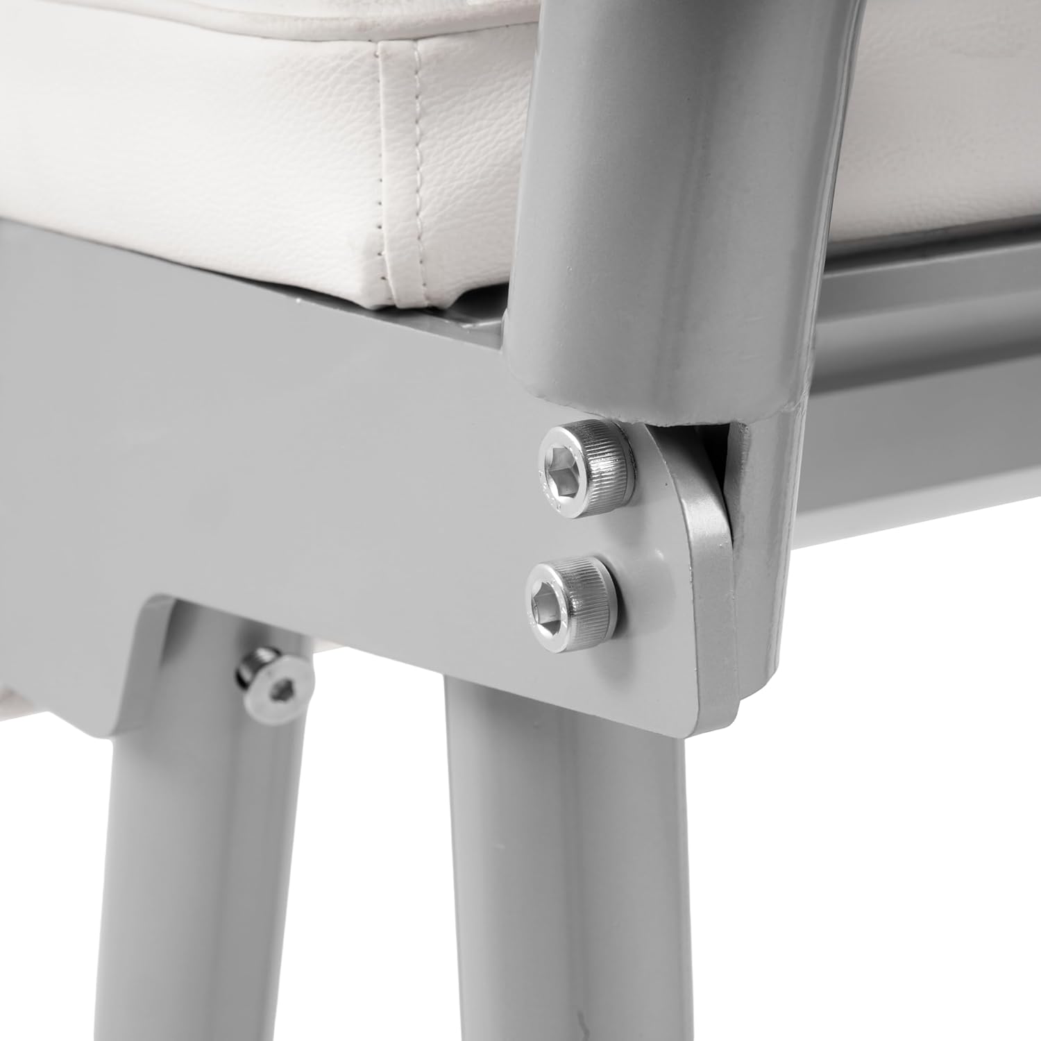 29 in Leaning Post Seat W/ 4 Rod Holders Compatible with Universal Most Fishing, Center Console, and Bay Boats Parts Aluminium Plastic Powder Coated