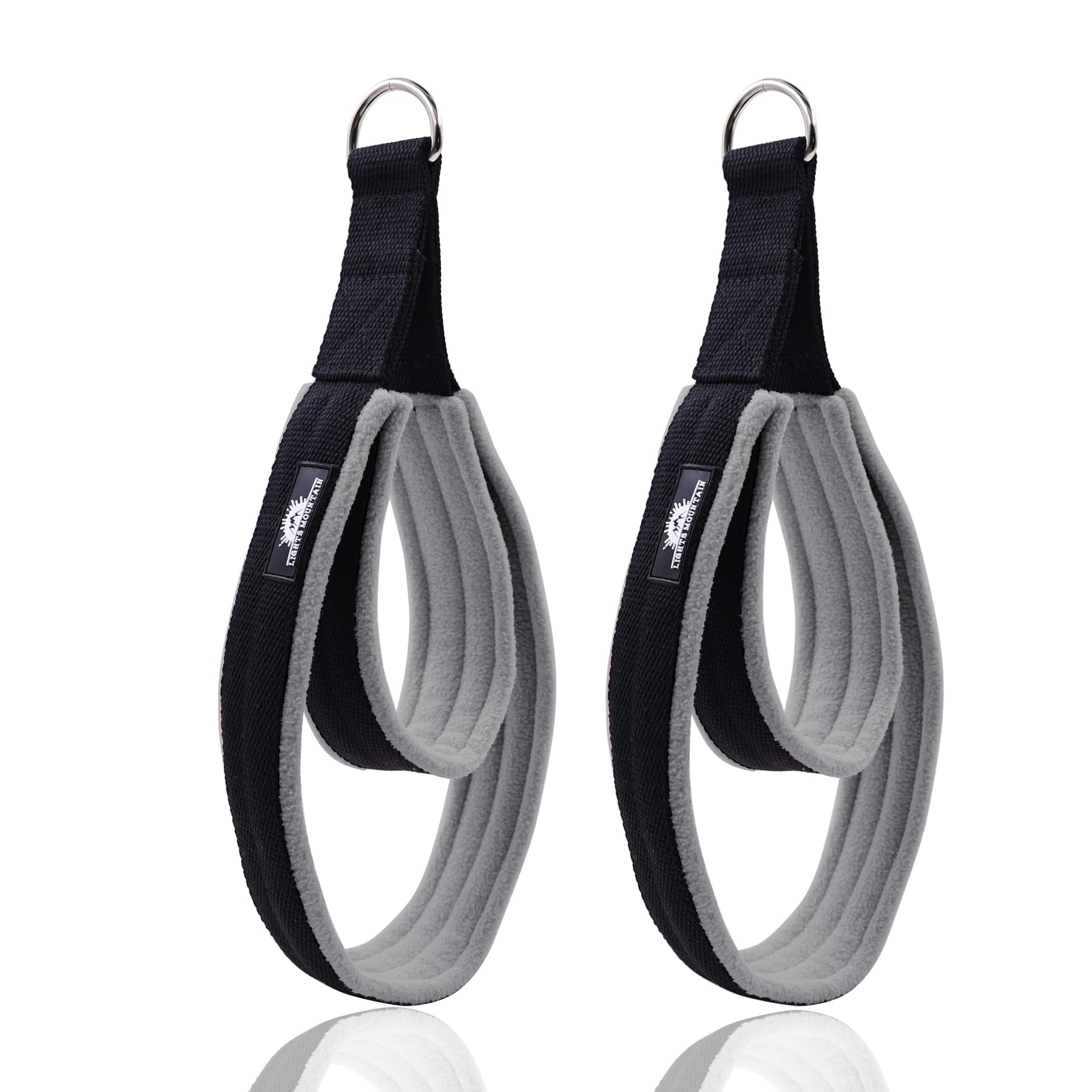 1 Pair Pilates Double Loop Straps for Reformer, Fitness D-Ring Straps Handle, Yoga Exercise Accessories for Home Gym Workout-image-31
