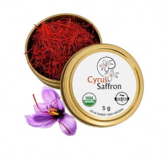 Saffron Threads,100% Stigmas Only 5 Gram Spanish organically grown