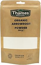 Organic Arrowroot Powder 250g - Arrowroot Flour, Starch Non-GMO Thickening Agent - No Additives or Preservatives - Vegan, Certified Organic - Perfect for Baking and Cooking - Thames Organic