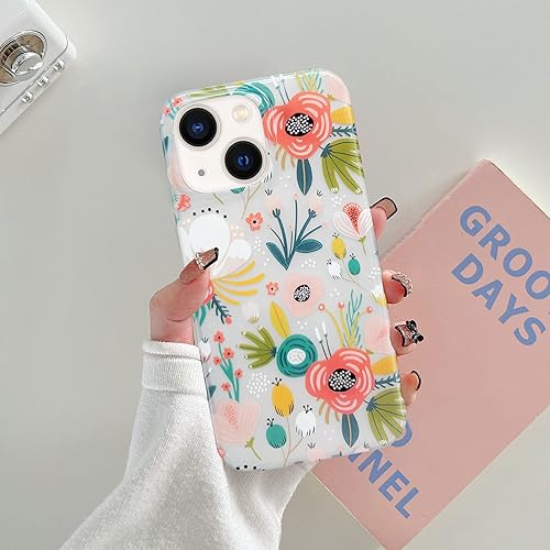 Miniatura 8 de J.west Funda protectora para iPhone 13 de 6.1 pulgadas, estética minimalista moderna, acuarela, bohemio, delgadas, líneas geométricas, patrón de