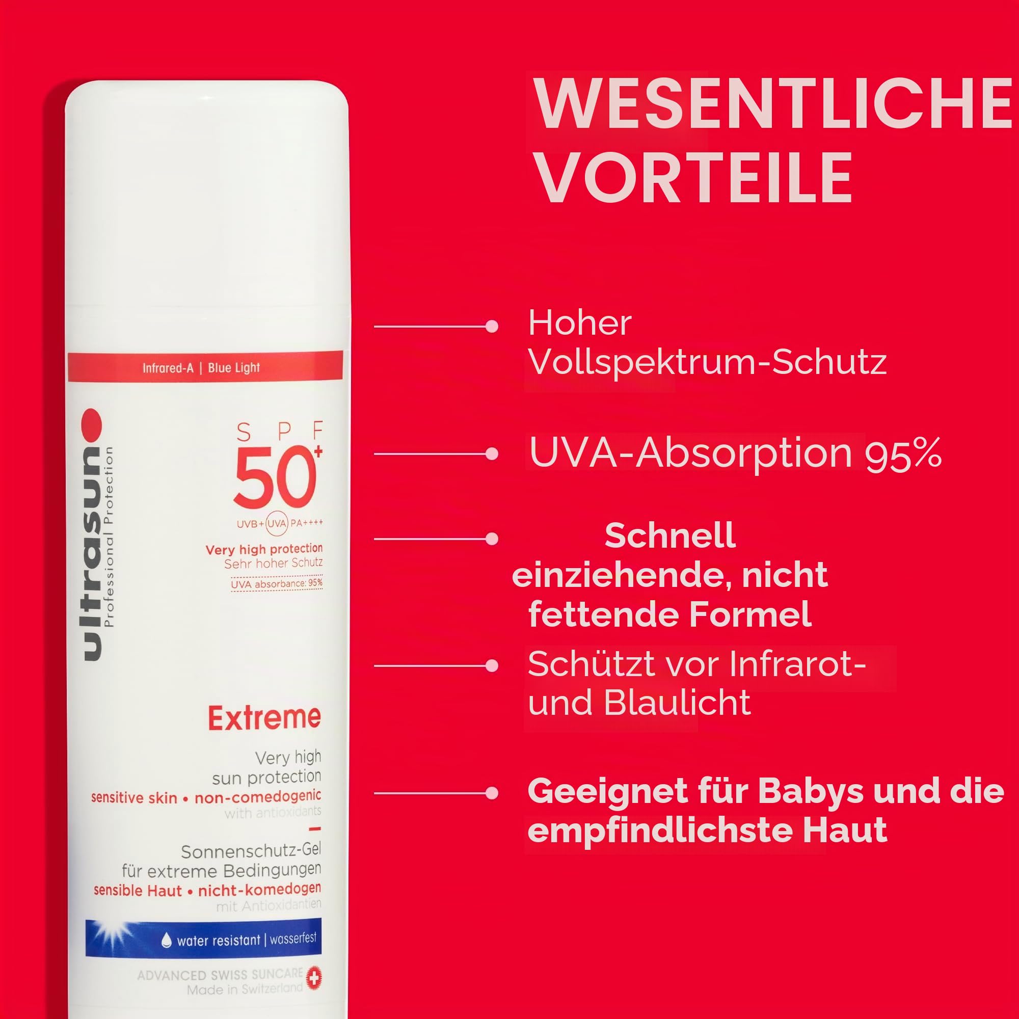 Ultrasun Extreme SPF50+ Sonnenschutz, 400ml