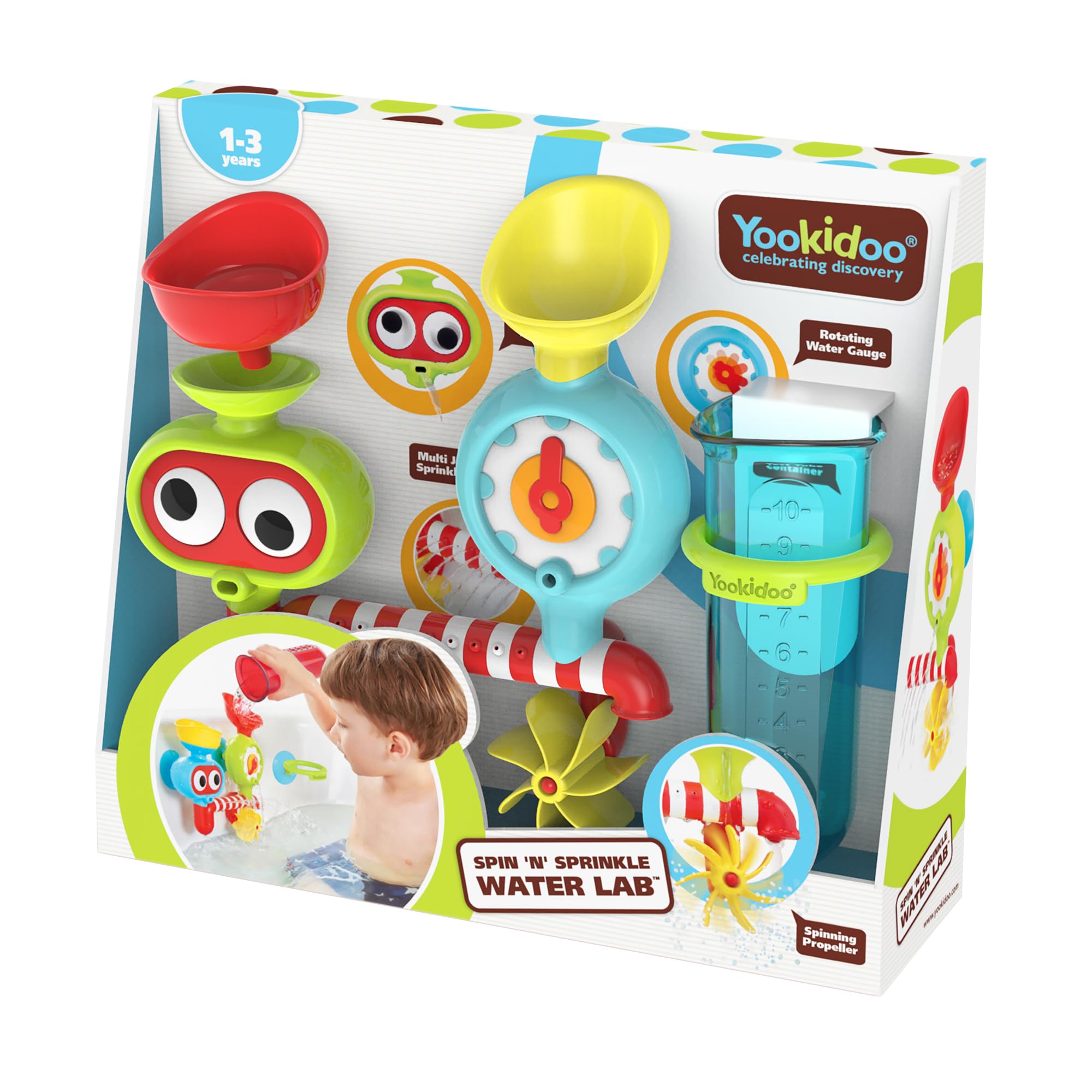 Yookidoo The Water Lab - Spin and Sprinkle Water Lab Opaque Color