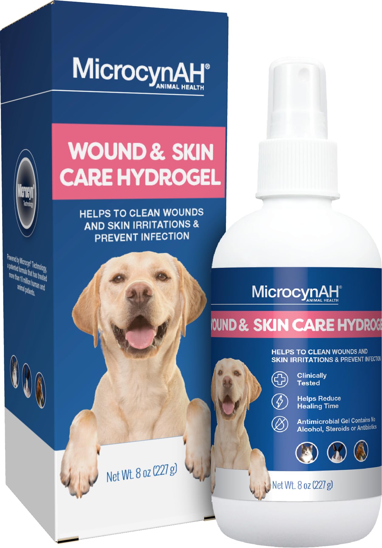 Manna Pro MicrocynAH Wound & Skin Care Hydrogel, 8 oz
