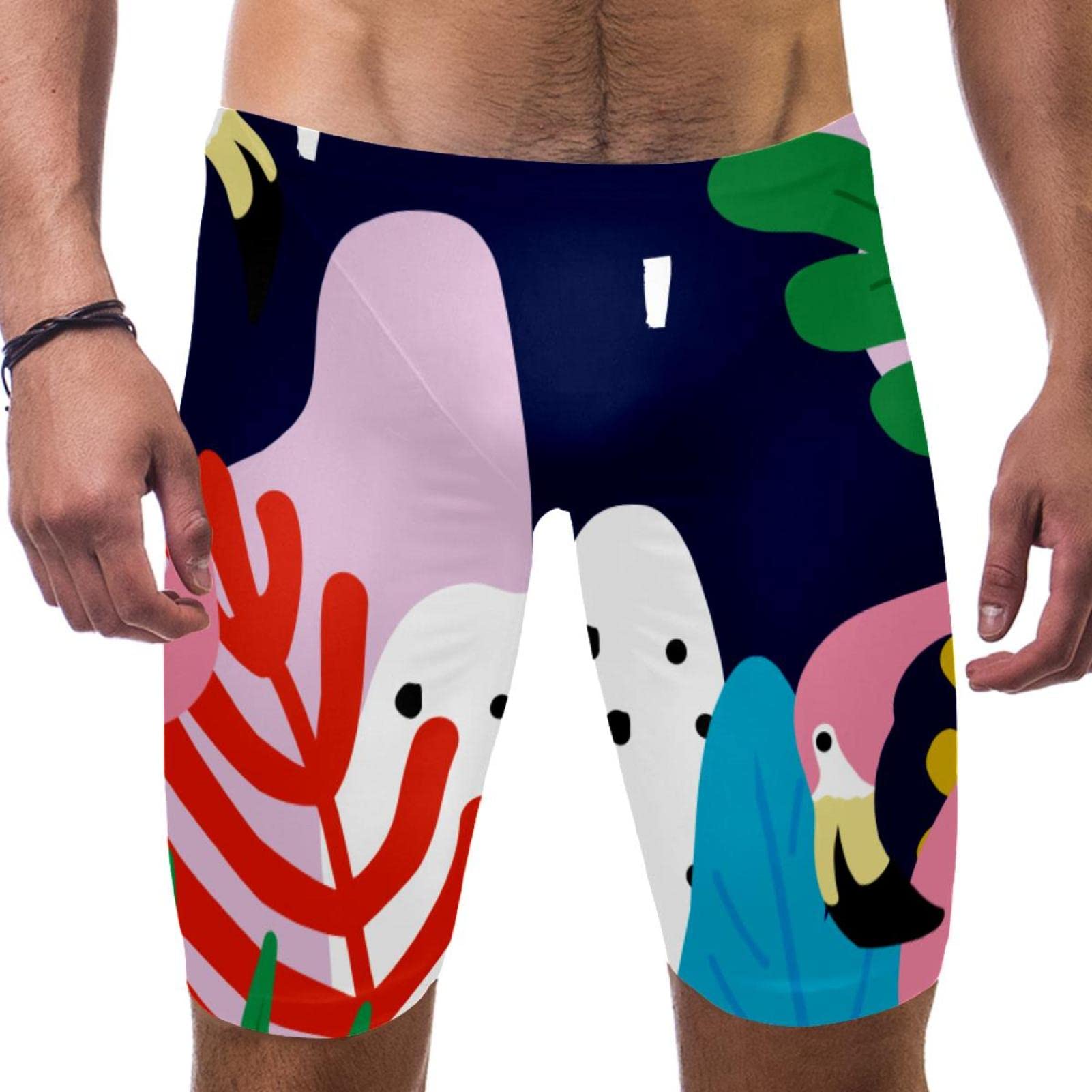 Bañador de entrenamiento de hombre Flamingo Tropical para sesiones intensas en piscina L 7