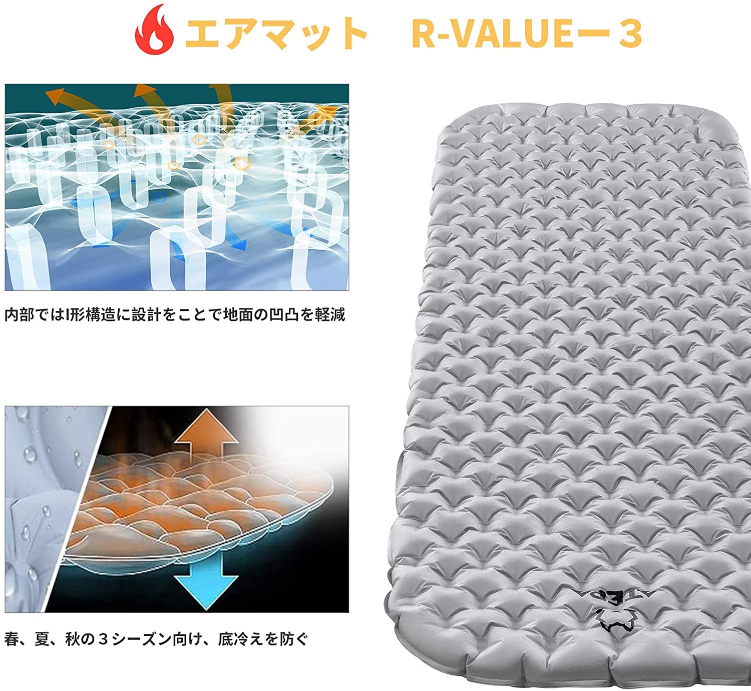 送料無料・選べる4個セット ATEPA 福袋 コット キャンプ 3点セット