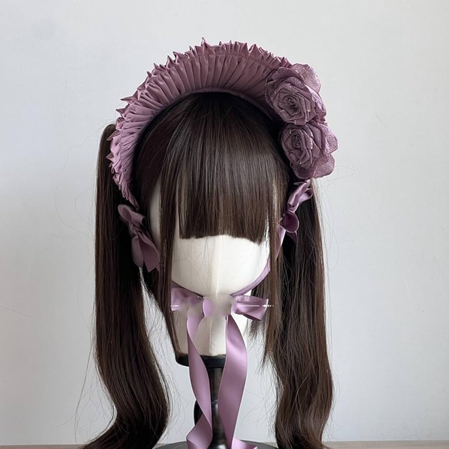 ハーフボンネット 紫のトワイライト ハーフボンネット 紫のトワイライト axes femme kawaii