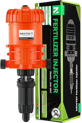 NEWTRY 1 500-1 50 Inyector de fertilizante para riego por goteo, bomba dosificadora 0.2%-2%, para jardín, invernadero, ganado, agricultura, sistema