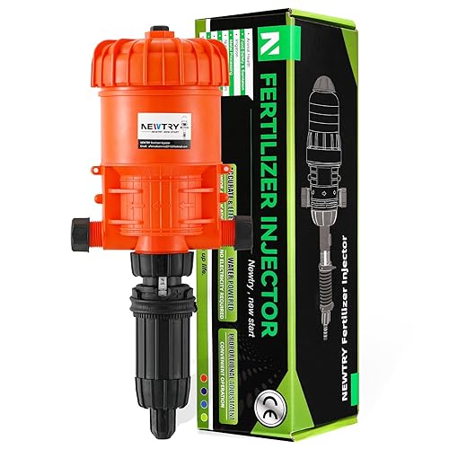 Miniatura 1 de NEWTRY 1 500-1 50 Inyector de fertilizante para riego por goteo, bomba dosificadora 0.2%-2%, para jardín, invernadero, ganado, agricultura, sistema