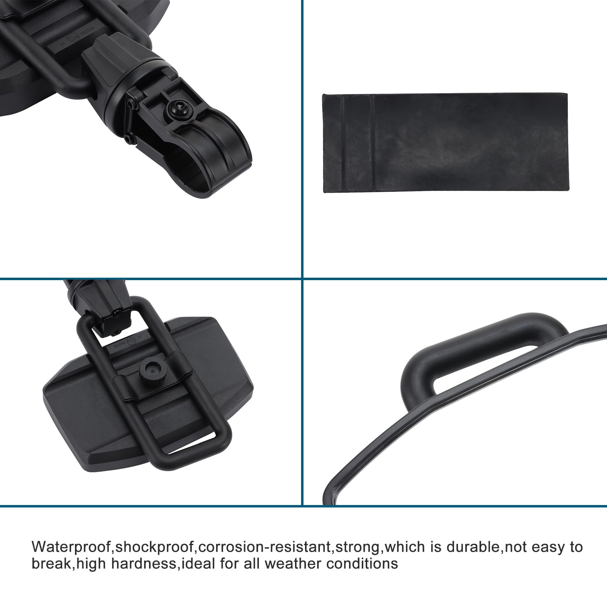 GOOFIT 1.75 "2" Barra jaula antivuelco ajustable Offroad Negro Retrovisor Retrovisor Espejo Lateral Reemplazo Para Teryx ere Gator Rhino YXZ RZR Dune Buggy playa ATV UTV Arctic Cat Polaris RZR Kwasaki