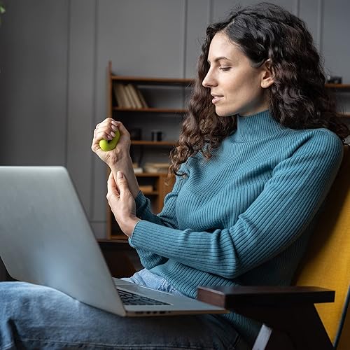 Miniatura 7 de uxcell Fortalecedores de agarre de mano, 3.07 pulgadas, 50-60 libras, anillos de silicona para dedos y antebrazos, entrenamiento de agarre para