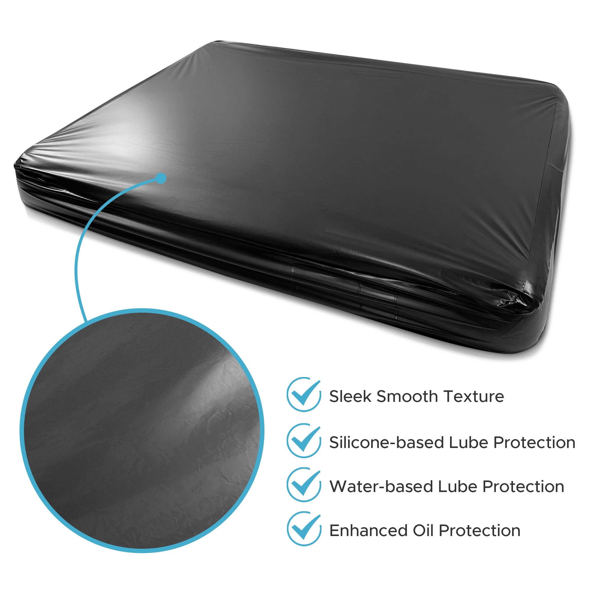 Aprobdsm Drap De Lit Imperméable En PVC – Housse De Protection De Matelas Imperméable Pour Massage à L'huile, Animaux De Compagnie, Extérieur, Confortable Et Facile à Nettoyer – 225 X 130 Cm