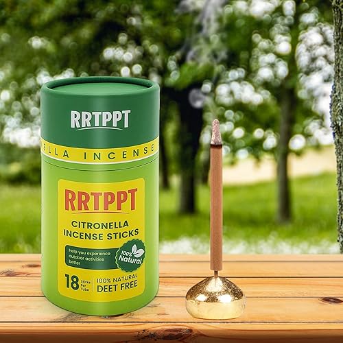 Miniatura 4 de RRTPPT Varillas de incienso de citronela huecas con ingredientes naturales, citronela, limoncillo, aceite de romero que te ayudan a disfrutar mejor