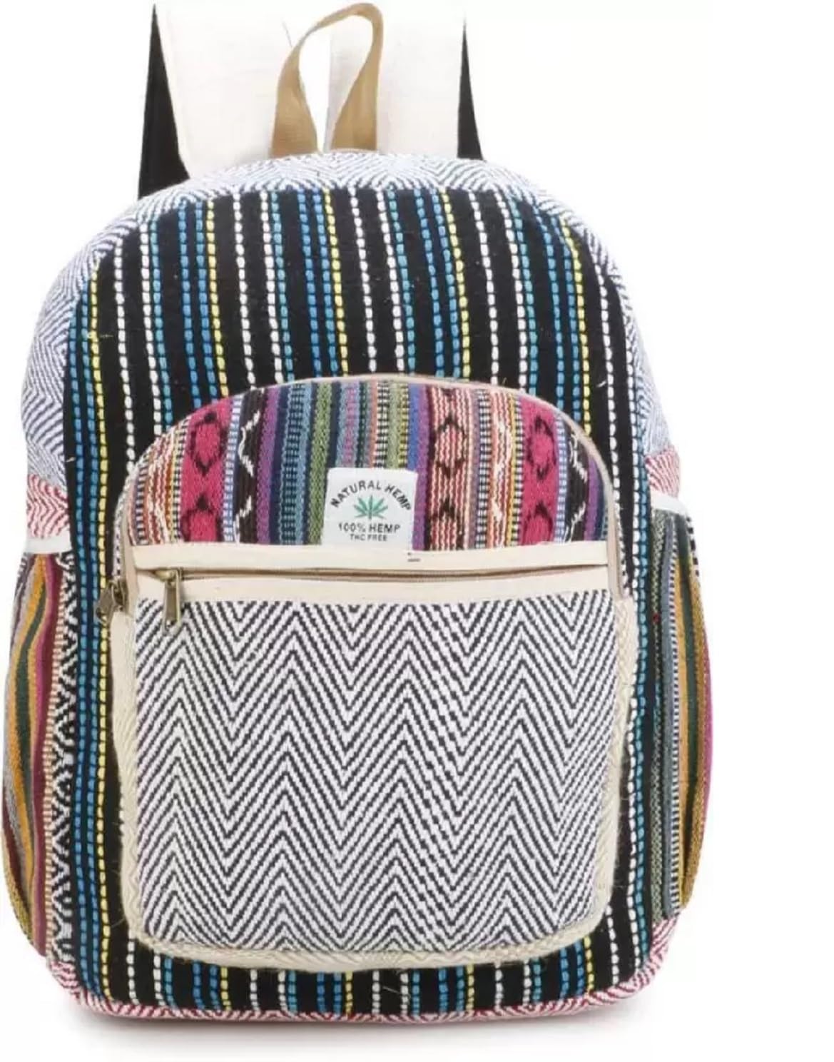 Handicraft New Laptop Bag Backpack/School & Traveler Bag (Multicolour 7)-image-3